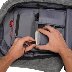 Mochila Anti-Furto USB - 1306 - Imagem 4