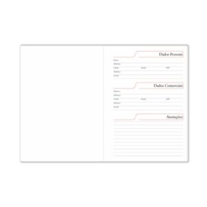 Agenda Diária Capa Vertical Marrom - 135 - Imagem 5